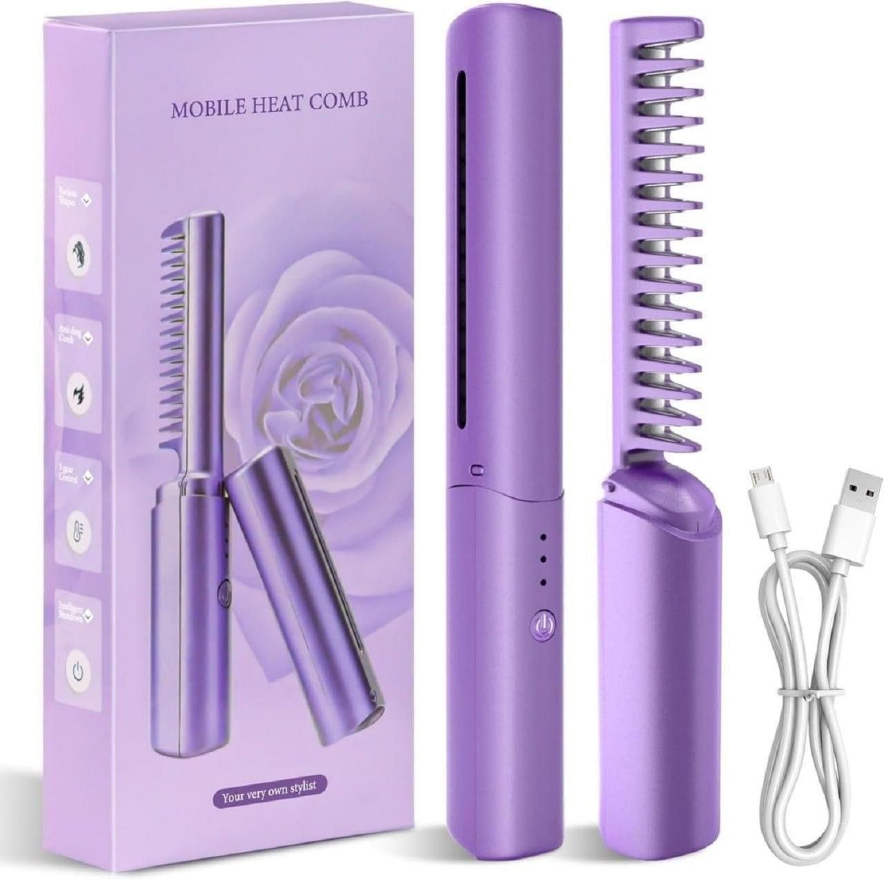 🔥 Meneflix Cordless Mini Hair Straightener – Style Anytime, Anywhere!