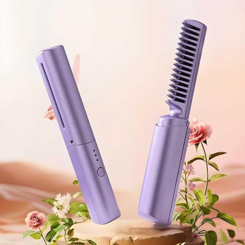 🔥 Meneflix Cordless Mini Hair Straightener – Style Anytime, Anywhere!