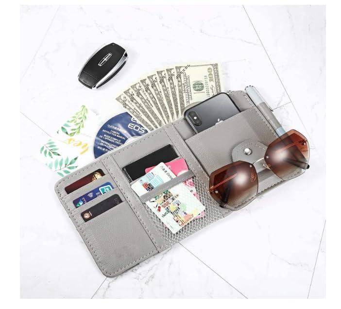 🚗Car Visor Storage Organizer – Declutter Your Drive in Style!